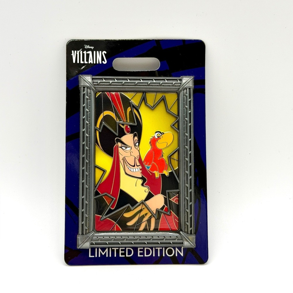 Disney WDI MOG Jafar Iago Portraits of Evil D23 Exclusive LE 400 Pin Aladdin